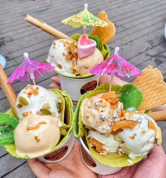 Các loại trái cây tươi dùng làm Gelato