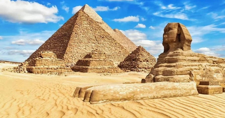 Cận cảnh kết cấu Kim Tự Tháp Giza