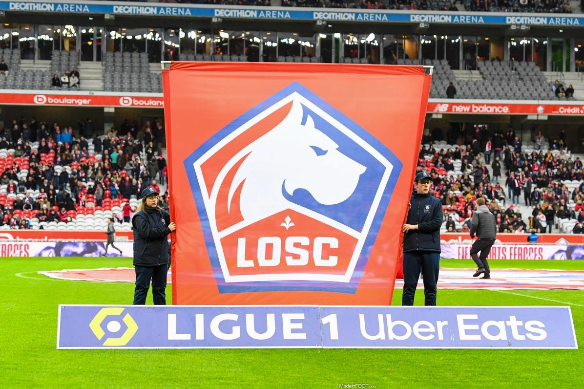 Cầu thủ Lille OSC ăn mừng chức vô địch Ligue 1