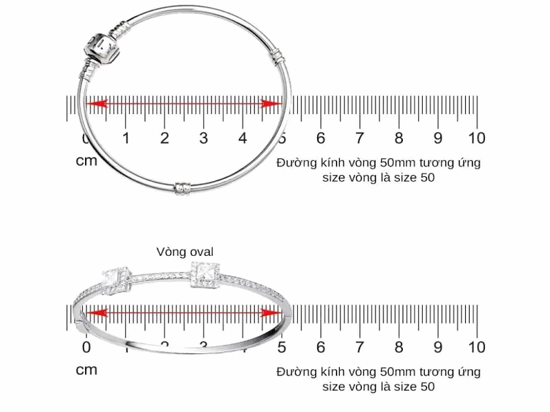 Cổ tay 15cm đeo vòng size bao nhiêu? Hướng dẫn chọn chuẩn