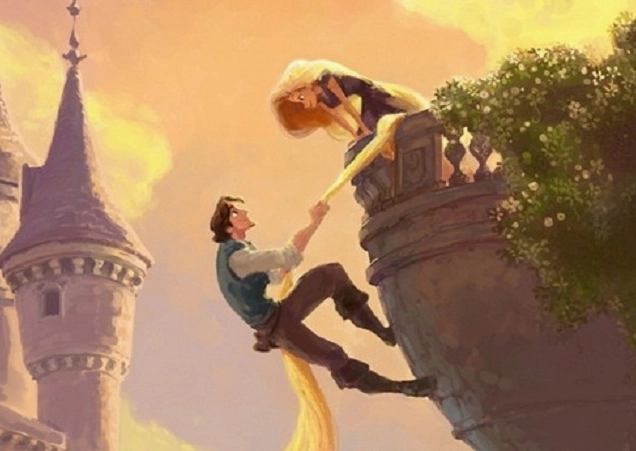 Hình ảnh nàng công chúa tóc dài cổ điển