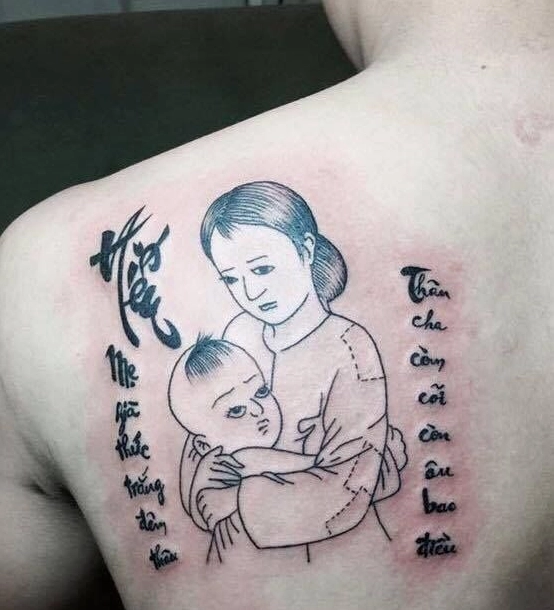 Hình Xăm Mẹ Con Ý Nghĩa: Biểu Tượng Tình Mẹ Vĩnh Cửu