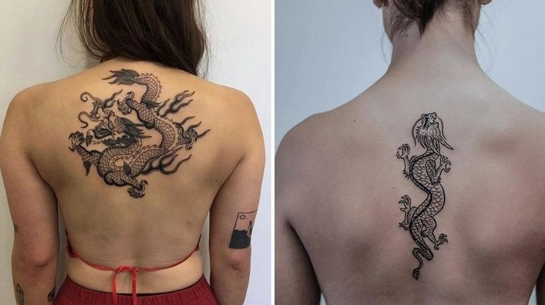 Khám Phá Hình Xăm Con Rồng Sau Lưng: Biểu Tượng Quyền Lực & Nghệ Thuật