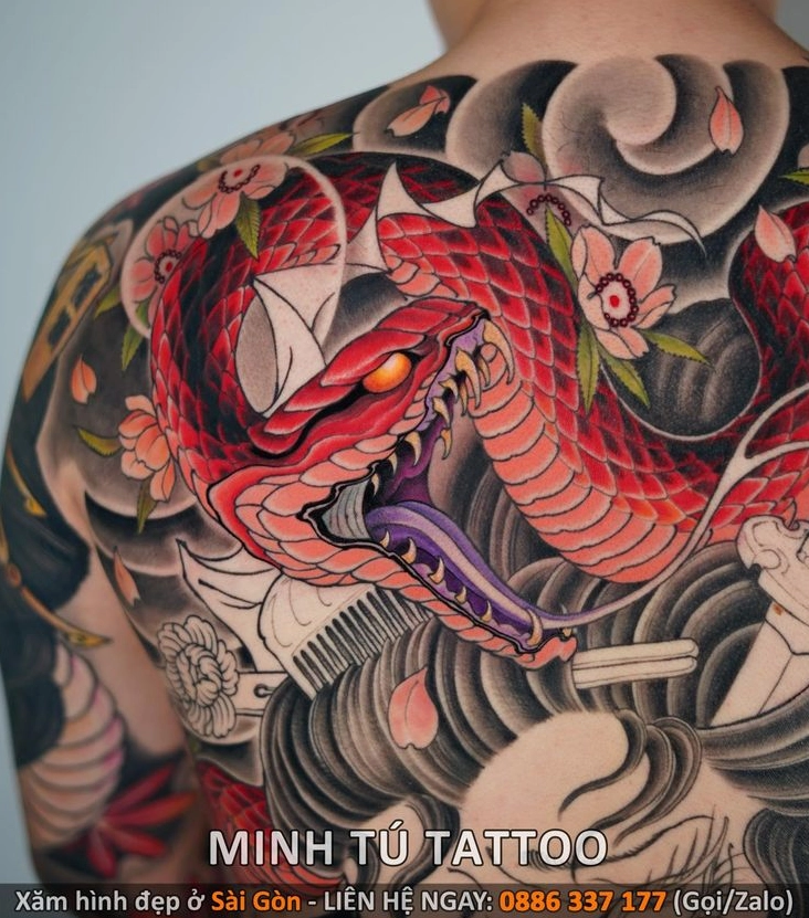 Khám Phá Hình Xăm Rắn Nhật Cổ: Ý Nghĩa, Phong Cách & Lời Khuyên