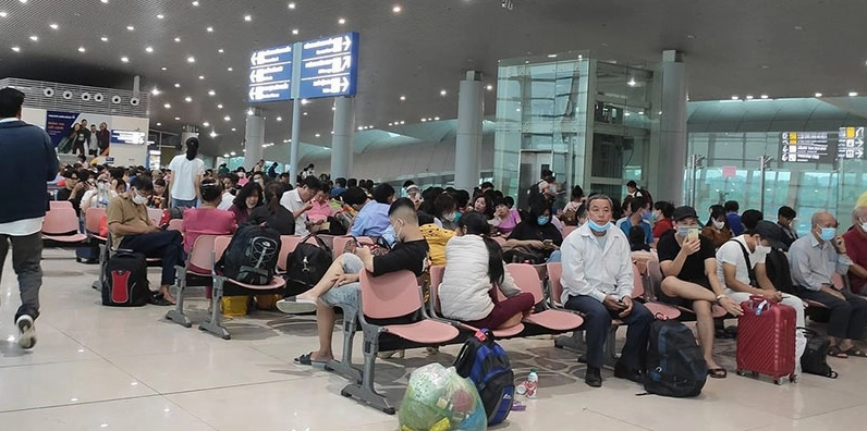Khu vực phòng chờ ở sân bay Thọ Xuân