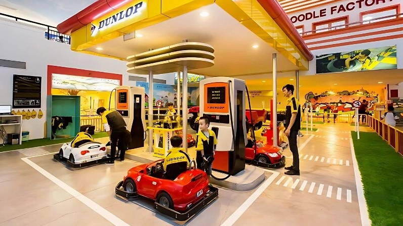 Khu vui chơi kết hợp giáo dục hướng nghiệp trong nhà Vietopia