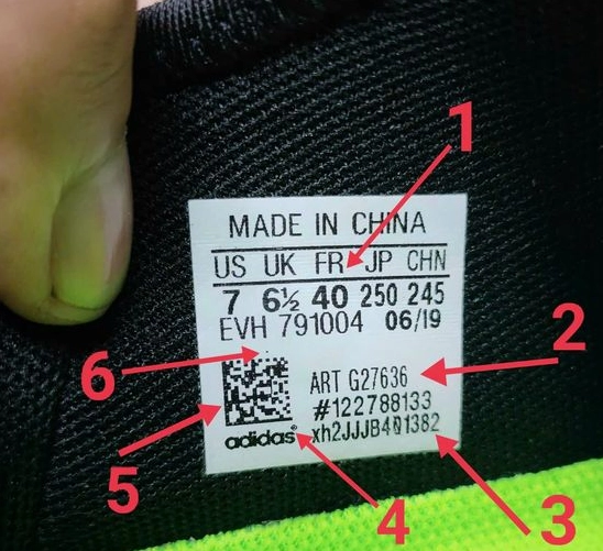 Bí kíp check giày Adidas chính hãng chuẩn xác 2026 Kiểm tra tem giày Adidas chính hãng
