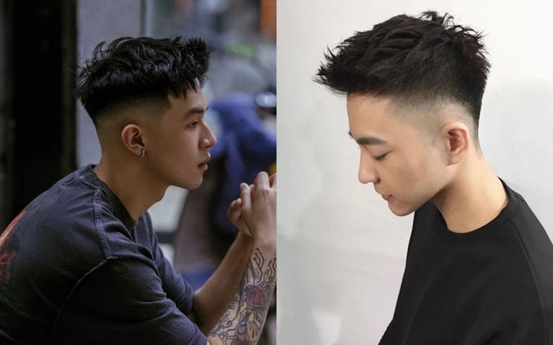Kiểu tóc Mohican dài với phần mái vuốt ngược cá tính