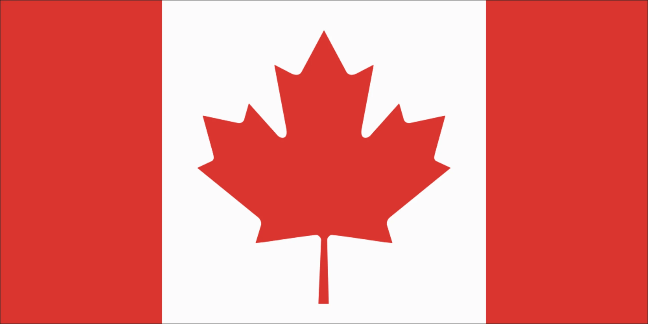 Lá cờ Canada, quốc gia láng giềng của Mỹ ở Bắc Mỹ