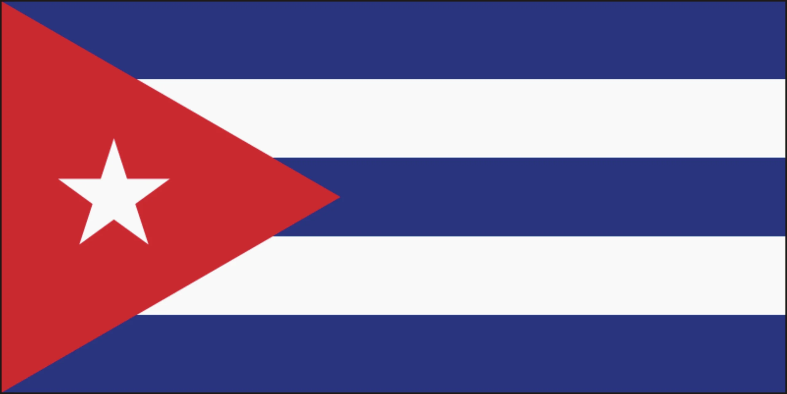 Lá cờ Cuba, một quốc gia trong khu vực Châu Mỹ