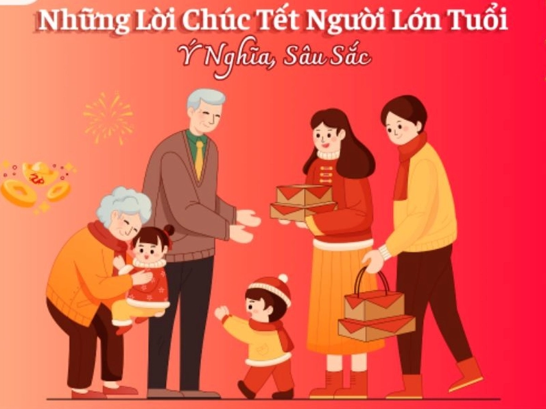 Lời chúc Tết ông bà lớn tuổi