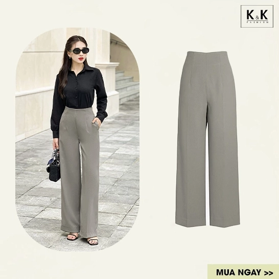 Mẫu Quần Ống Suông Đẹp Nhất 2026: Chuẩn Style Fashion