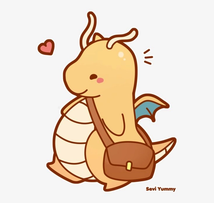 Một con rồng cute màu xanh dương với đôi mắt to tròn