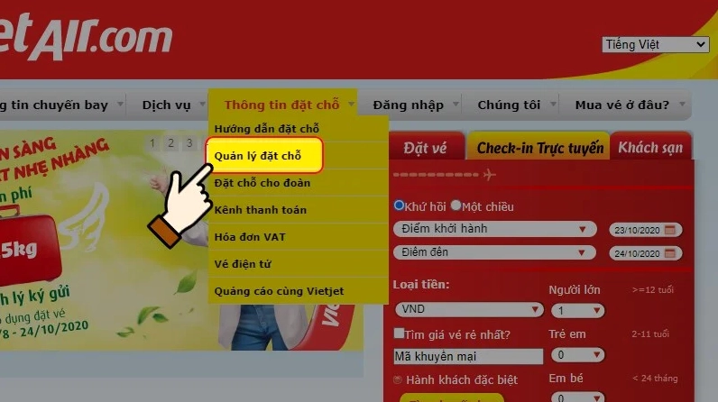 Mua thêm hành lý Vietjet để chuyến đi thêm tiện lợi