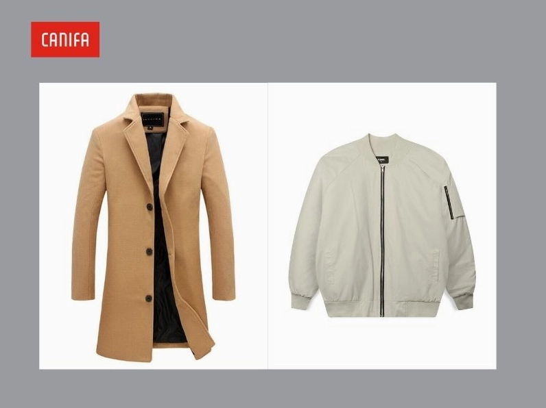 Người mẫu mặc áo jacket thời trang