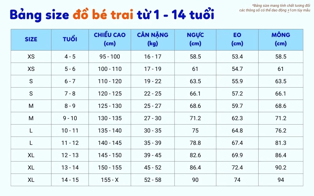 Người mẫu mặc đồ size S