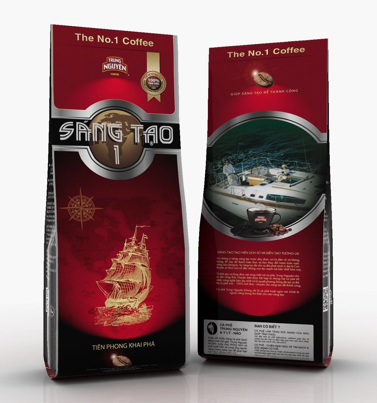 Người thưởng thức cà phê Trung Nguyên