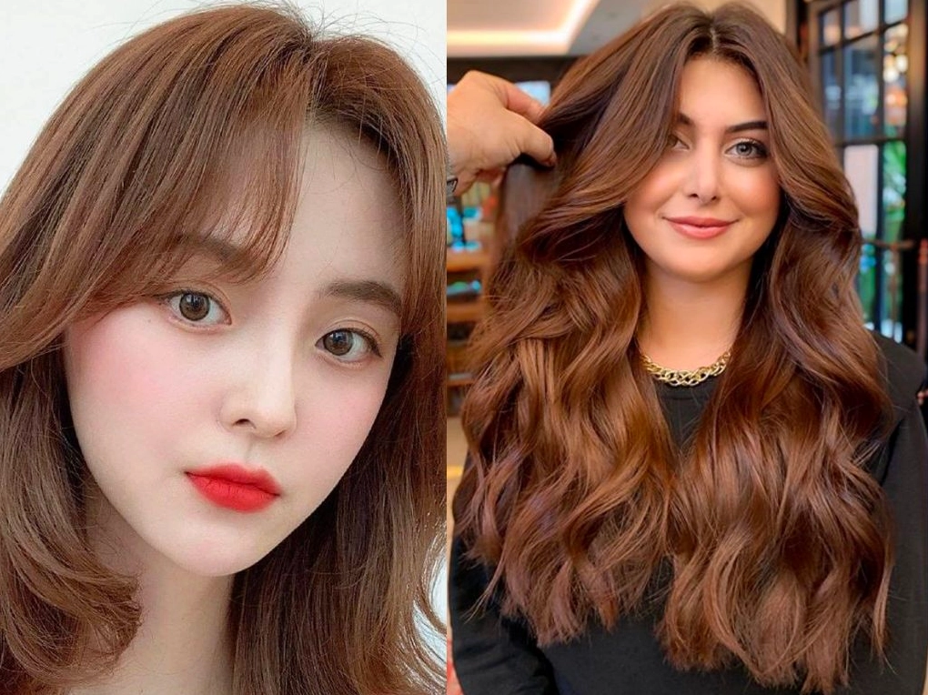 Tóc Nâu Hạt Dẻ: Xu Hướng Tóc Cập Nhật 2026 Nhiều mẫu tóc nâu hạt dẻ khác nhau
