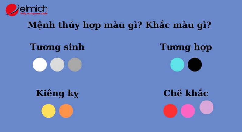 Phòng khách với tông màu trắng chủ đạo hợp với người mệnh Thủy