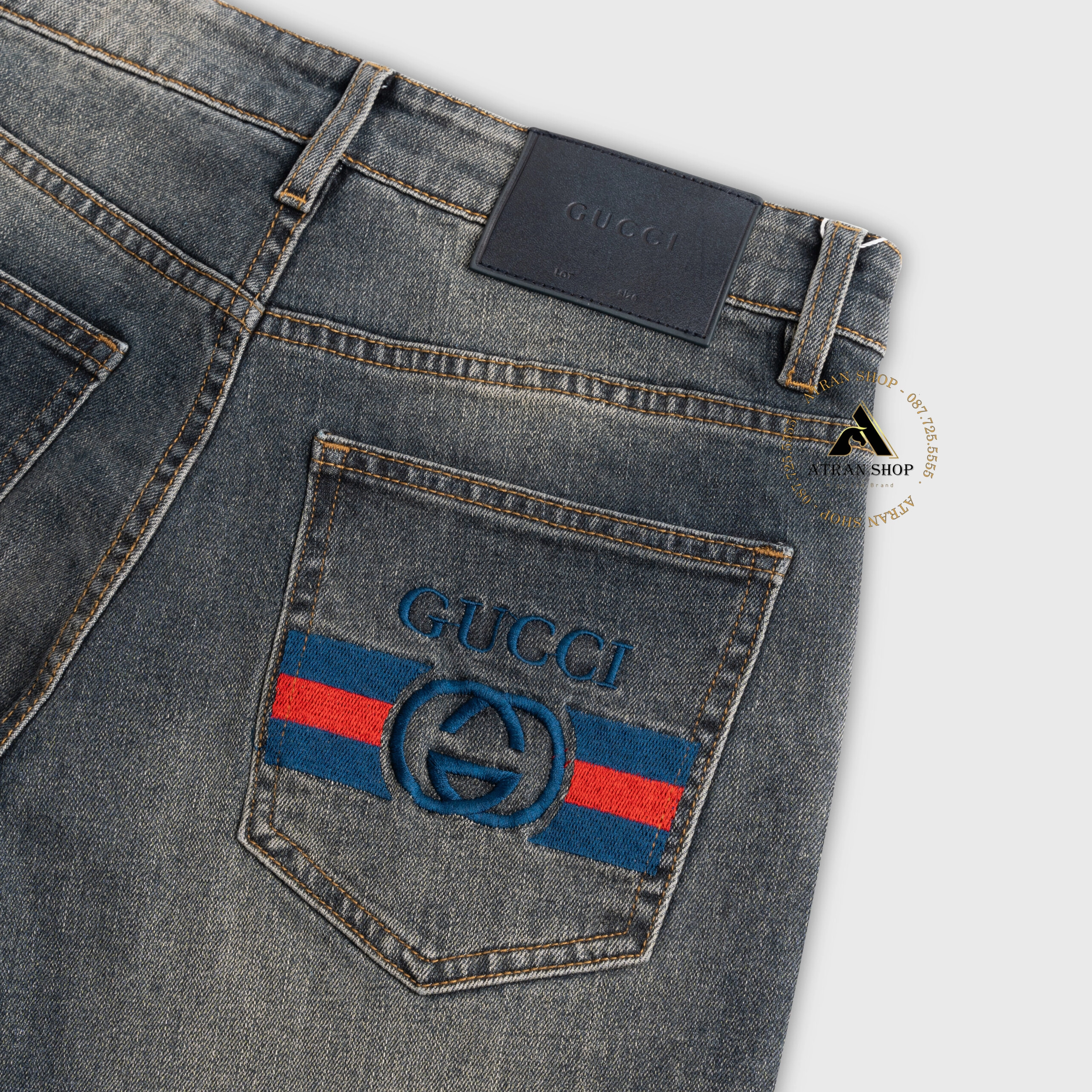 Quần Gucci nam dáng regular fit