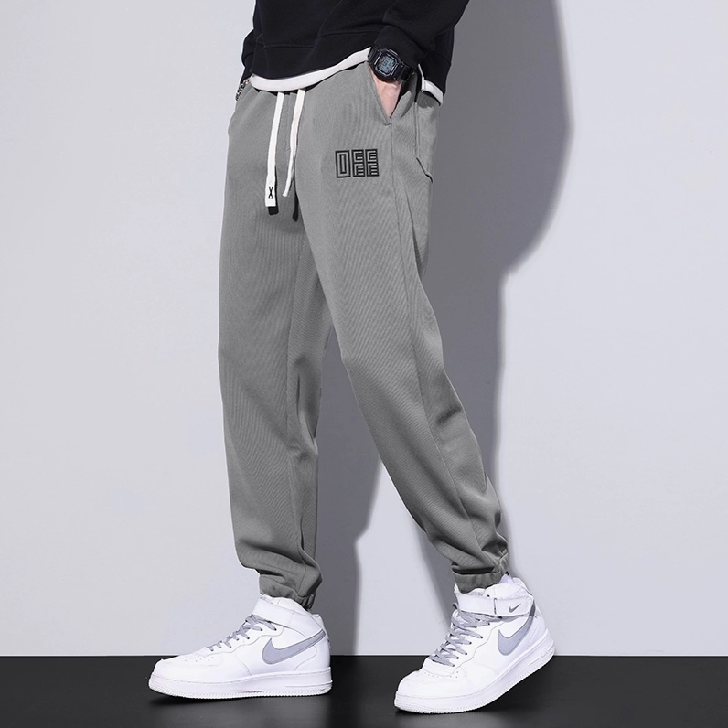 Quần nỉ nam dáng jogger có khóa