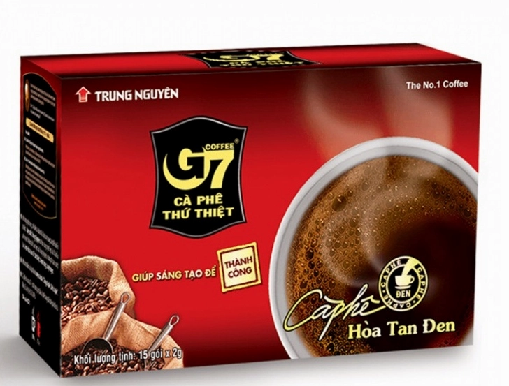 Sản phẩm cà phê hòa tan G7 không đường