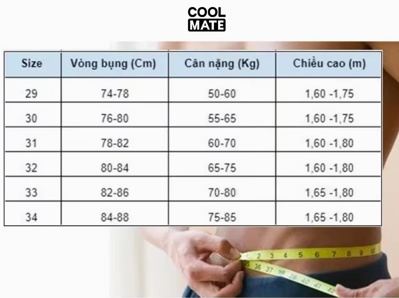 Size Quần Nam 32 Tương Đương Size Gì? Hướng Dẫn Chọn Chuẩn 2026