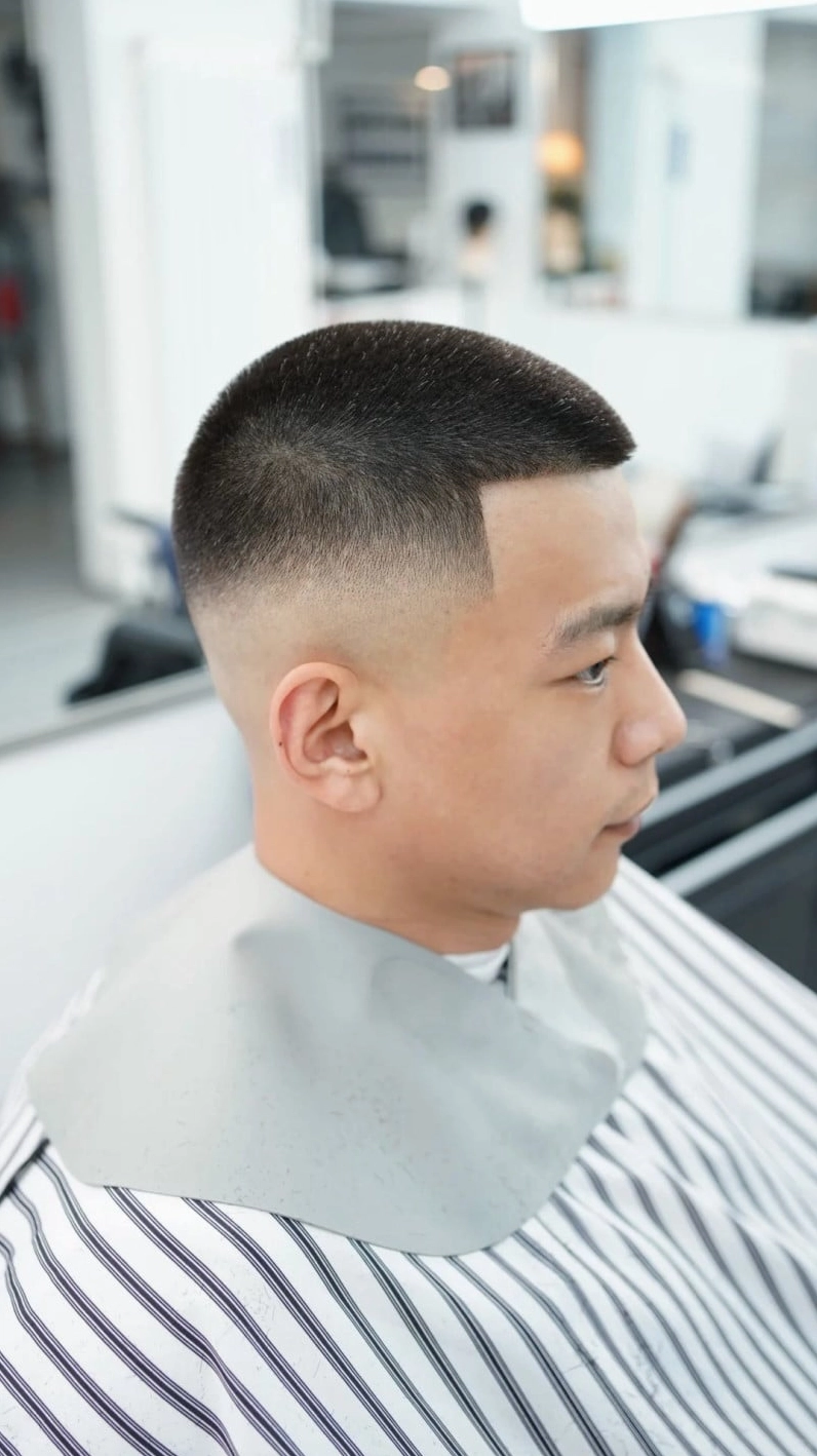 Tóc đầu đinh tròn biến tấu