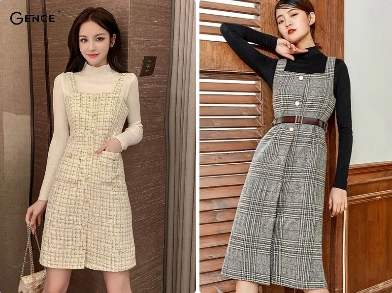 Các Mẫu Váy Dạ Mùa Đông Đẹp Nhất 2026 Váy dạ xòe ngắn màu xanh mint trẻ trung