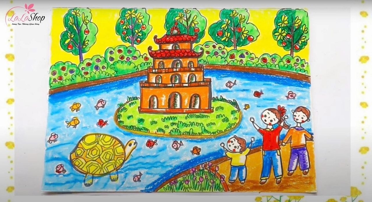 Vẽ Tranh Hà Nội Đơn Giản: Khám phá vẻ đẹp thủ đô qua nét cọ