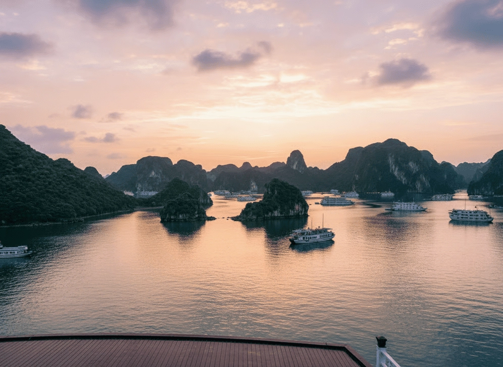 Vịnh Hạ Long là một trong những di sản thiên nhiên được UNESCO công nhận