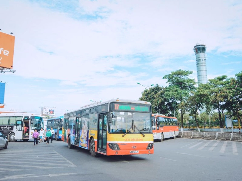 Xe bus sân bay Nội Bài tuyến 17