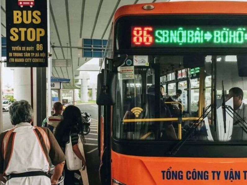 Xe bus sân bay Nội Bài tuyến 86